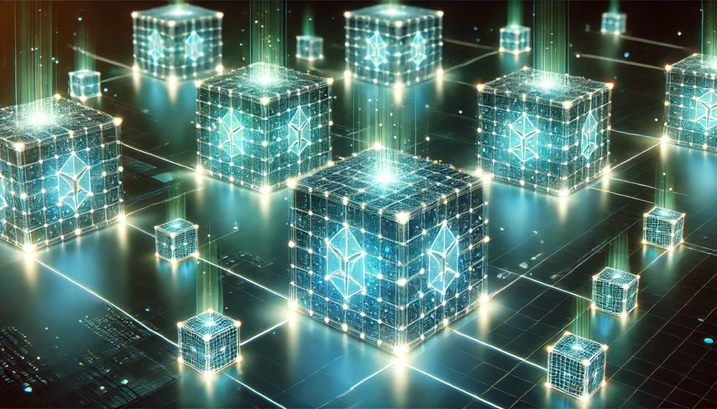 DALL·E-2024-12-21-15.25.39-A-high-resolution-futuristic-illustration-of-blockchain-technology.-The-image-features-interconnected-glowing-blocks-and-nodes-symbolizing-the-decen-1024×585